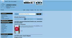 Desktop Screenshot of hoerbuecherei.at
